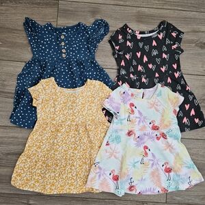 4 Colorful Kids Dress Set